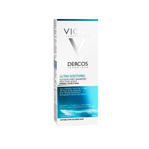 Vichy Dercos Ultra Soothing Normal to Oily šampūns 200 ml цена и информация | Šampūni | 220.lv