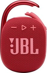 JBL Clip4 JBLCLIP4RED цена и информация | Колонки | 220.lv