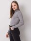 Dāmu pelēks džemperis ar augstu apkakli. Grey S/M cena un informācija | Sieviešu džemperi | 220.lv