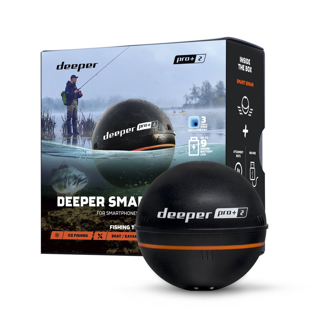 Sonārs Deeper Smart Sonar PRO+ 2 цена и информация | Smart ierīces un piederumi | 220.lv