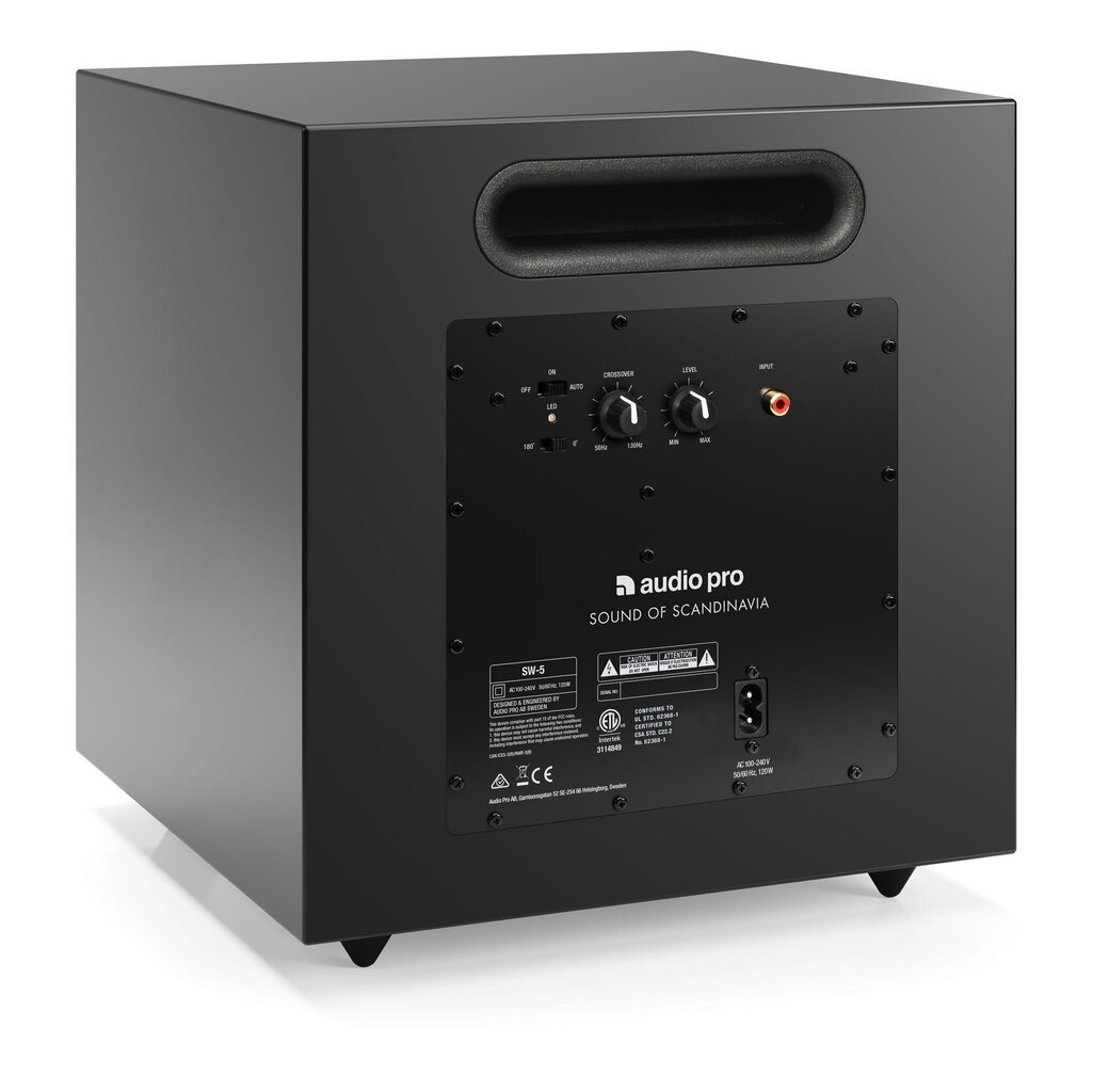 Audio Pro SW-5, melns цена и информация | Skaļruņi | 220.lv