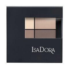 Тени для век IsaDora Quartet, Nr. 01 Muddy Nudes, 3.5 г цена и информация | IsaDora Духи, косметика | 220.lv