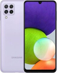 Samsung Galaxy A22, 64 GB, Dual SIM, Violet cena un informācija | Mobilie telefoni | 220.lv
