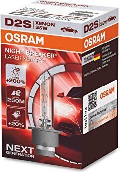 Automašīnas spuldze Osram Night Breaker Laser D2S Next Generation +200% 35W P32D-2 цена и информация | Auto spuldzes | 220.lv