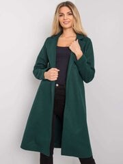 Женское темно-зеленое пальто RUE PARIS  цена и информация | Женские пальто | 220.lv