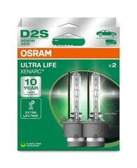 Автомобильные лампы Osram 66240ULT-HCB lamp D2S 85V Ultra Life, 2 шт. цена и информация | Автомобильные лампочки | 220.lv