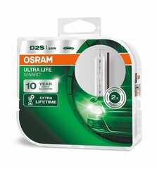 Автомобильные лампы Osram 66240ULT-HCB lamp D2S 85V Ultra Life, 2 шт. цена и информация | Osram Автотовары | 220.lv