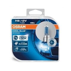 Автомобильная лампочка Osram lamp COOL BLUE Intense H8 35W, 2 шт. цена и информация | Автомобильные лампочки | 220.lv