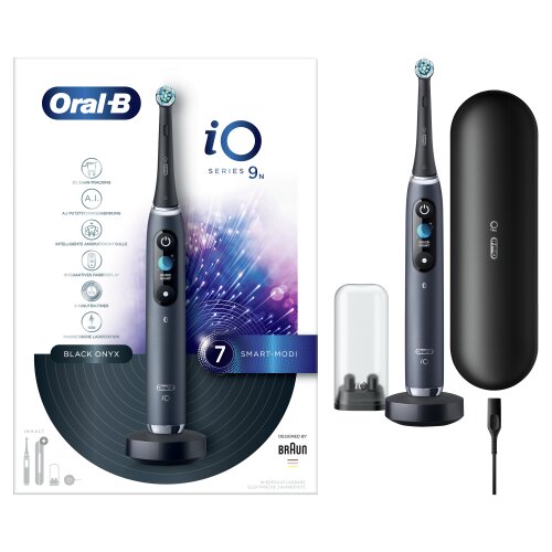 Oral-B iO9 Series Black Onyx cena un informācija | Elektriskās zobu birstes | 220.lv