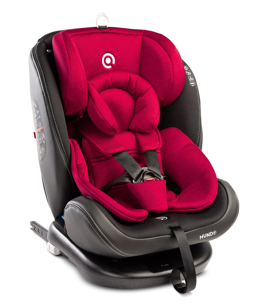 Autokrēsliņš Caretero Mundo, 0-36 kg Isofix 360°, red cena un informācija | Autokrēsliņi | 220.lv