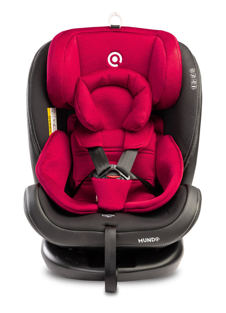 Autokrēsliņš Caretero Mundo, 0-36 kg Isofix 360°, red cena un informācija | Autokrēsliņi | 220.lv