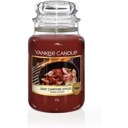 Yankee Candle Crisp Campfire Apples aromātiska svece 623 g cena un informācija | Sveces un svečturi | 220.lv