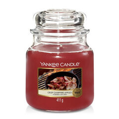 Yankee Candle Crisp Campfire Apples aromātiska svece 411 g cena un informācija | Sveces un svečturi | 220.lv