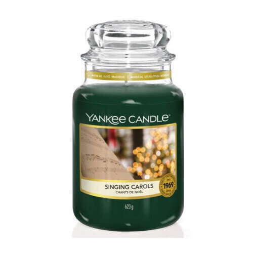 Yankee Candle Singing Carols aromātiska svece 623 g cena un informācija | Sveces un svečturi | 220.lv