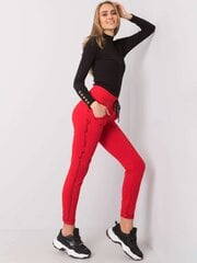 Женские спортивные штаны с аппликацией, красные  цена и информация | Спортивная одежда для женщин | 220.lv