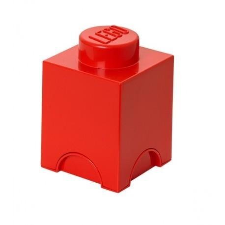 LEGO uzglabāšanas klucis 1 sarkanā krāsā цена и информация | Veļas grozi un mantu uzglabāšanas kastes | 220.lv