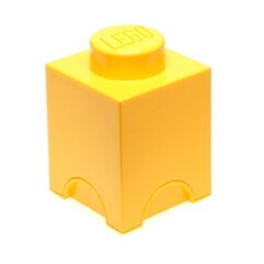 LEGO uzglabāšanas klucis 1 dzeltenā krāsā cena un informācija | Veļas grozi un mantu uzglabāšanas kastes | 220.lv