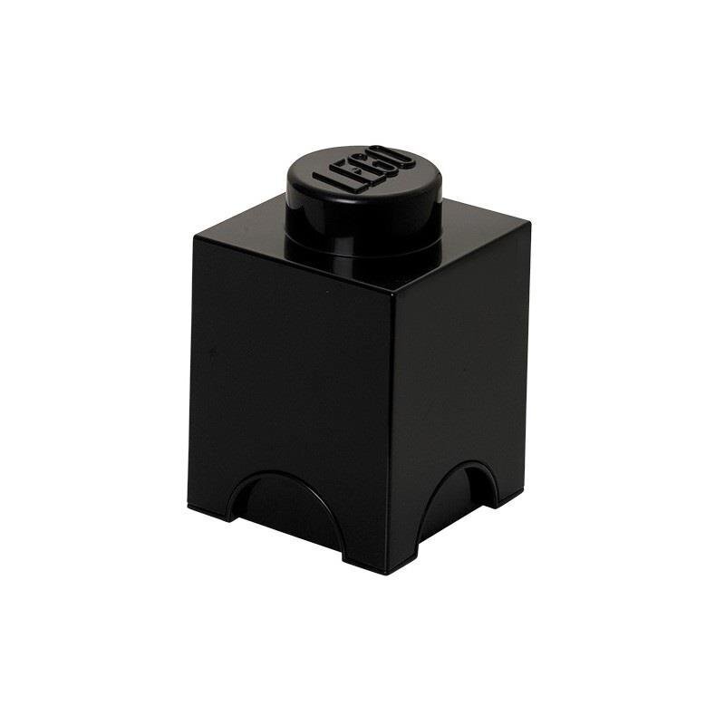 LEGO uzglabāšanas klucis 1 melnā krāsā цена и информация | Veļas grozi un mantu uzglabāšanas kastes | 220.lv