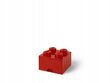 LEGO glabātava-atvilktne 4 sarkana cena un informācija | Veļas grozi un mantu uzglabāšanas kastes | 220.lv