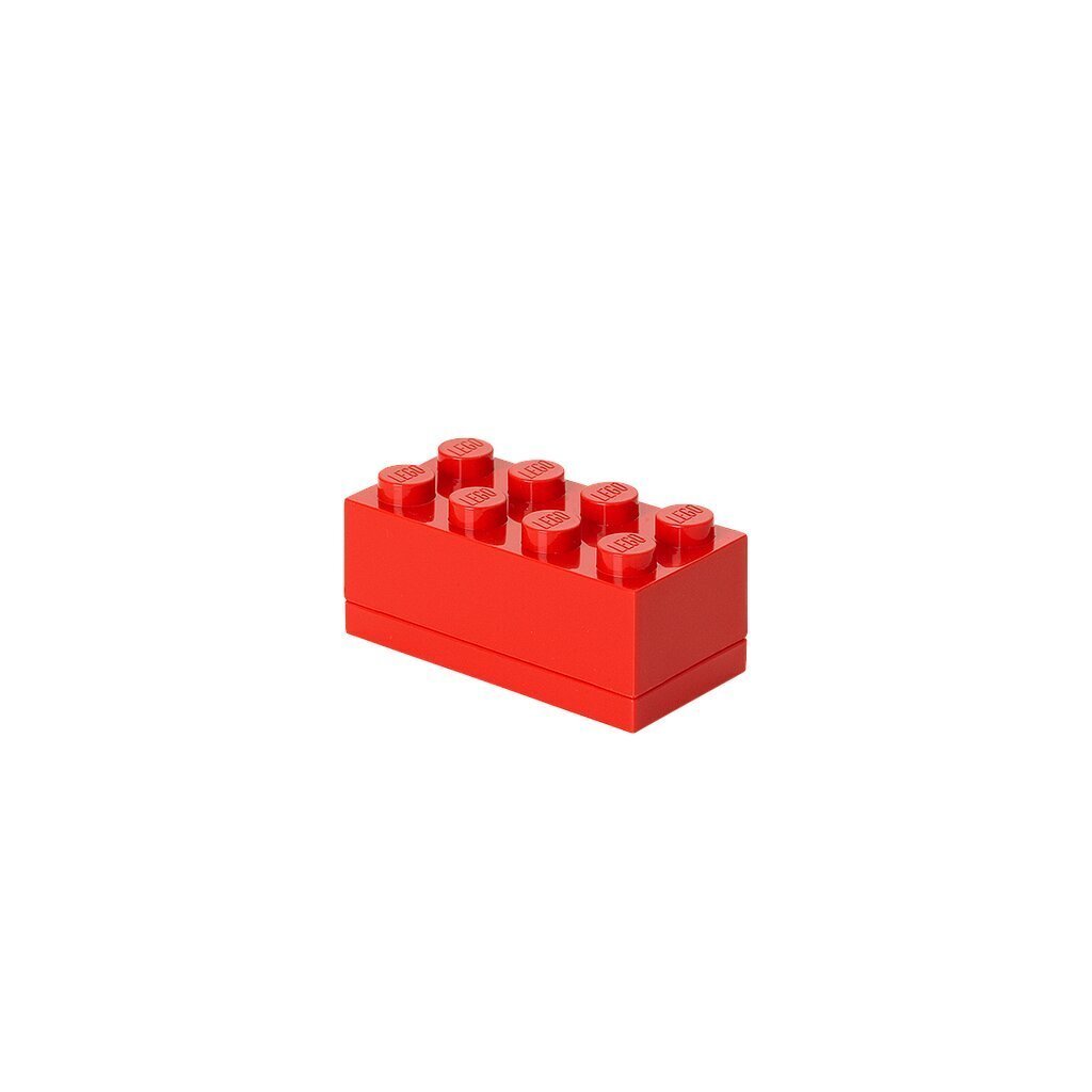 LEGO uzglabāšanas klucis MINI 8, sarkans cena un informācija | Veļas grozi un mantu uzglabāšanas kastes | 220.lv
