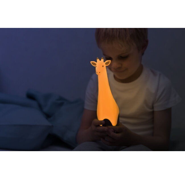 Zazu Gina Gudrā Žirafe - Nakts Lampa un Lukturis ar automātiskās izslēgšanās funkciju (pēc 10–30 minūtēm) bērniem no 3+ Pelēka cena un informācija | Lampas bērnu istabai | 220.lv