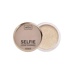 Wibo Selfie Loose Shimmer Gold, 2 g cena un informācija | Bronzeri, vaigu sārtumi | 220.lv