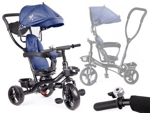 Bērnu trīsritenis ar rokturi Trike Fix Lite 2in1, zils цена и информация | Трехколесные велосипеды | 220.lv