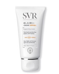 Depigmentācijas sejas krēms SVR Clairial SPF50+, 50 ml cena un informācija | Sejas krēmi | 220.lv