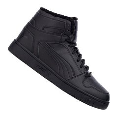 Мужские кеды Puma Rebound LayUp SL Fur M 369830-03, черные цена и информация | Кроссовки для мужчин | 220.lv