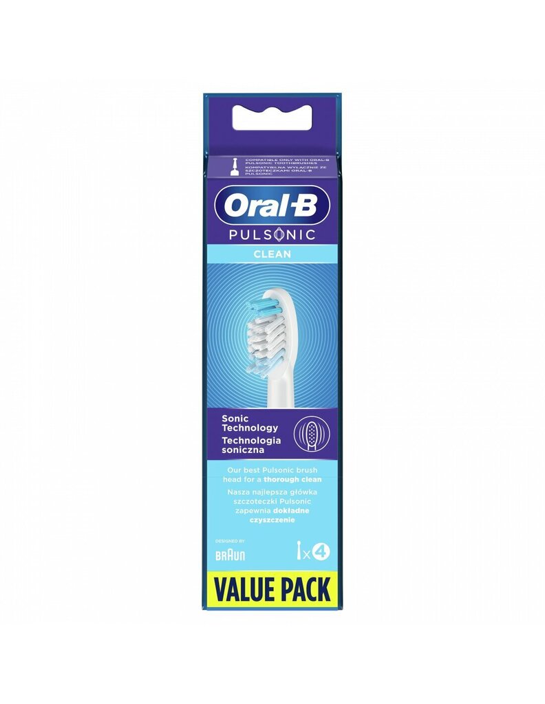 Oral-B Pulsonic Clean SR32-4 цена и информация | Uzgaļi elektriskajām zobu birstēm | 220.lv