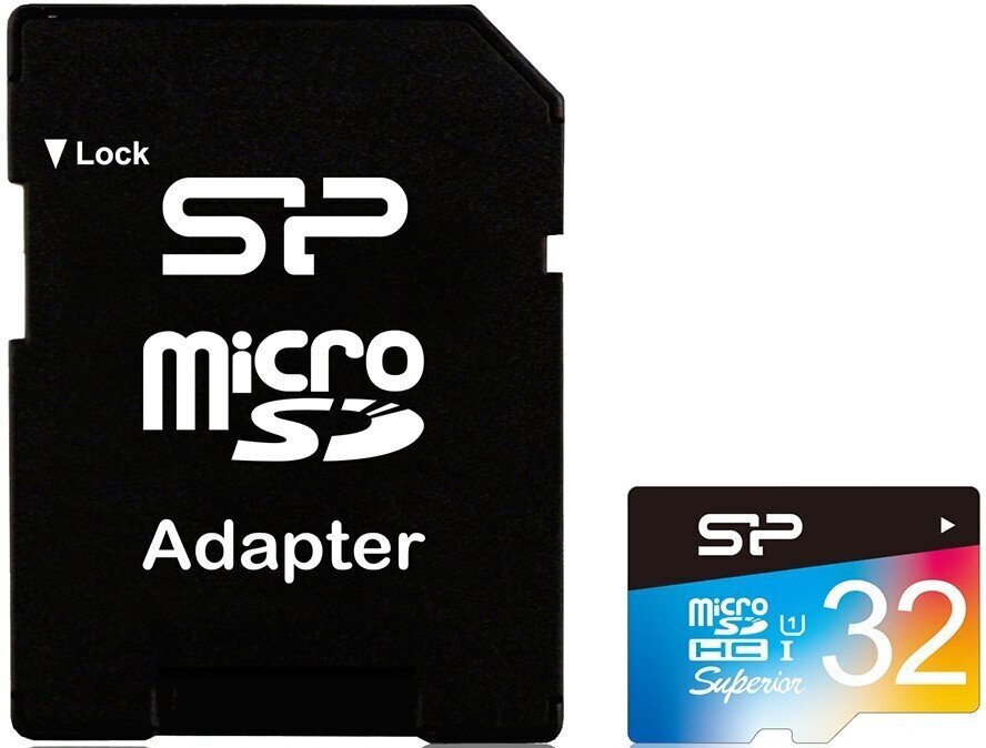 Silicon Power atmiņas karte microSDHC 32GB Superior UHS-I U1 + adapteris цена и информация | Atmiņas kartes fotokamerām | 220.lv