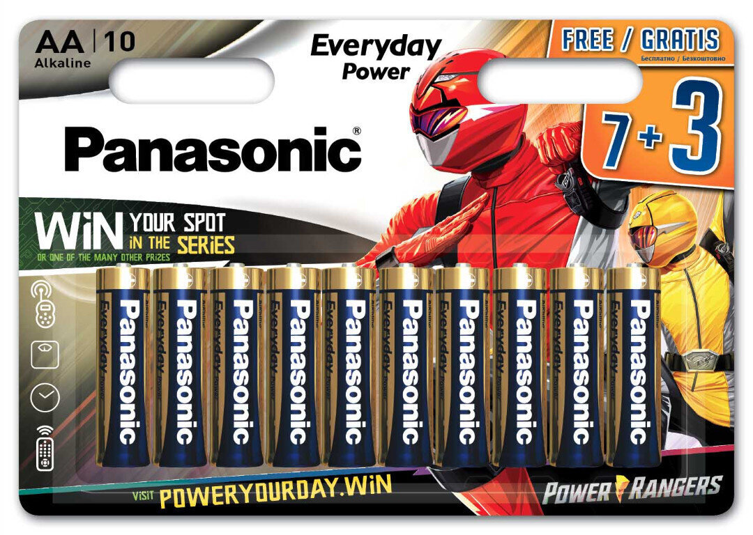 Panasonic Everyday Power battery LR6EPS/10BW (7+3) cena un informācija | Akumulatori fotokamerām | 220.lv