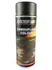 Маскирующая краска CAMOUFLAGE RAL 9021 черный 400 мл аэрозоль, Motip цена и информация | Краска | 220.lv