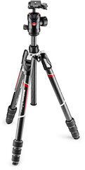 Manfrotto штатив Befree GT CF 4 MKBFRTC4GT-BH цена и информация | Штативы для фотоаппаратов | 220.lv