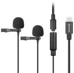 Boya microphone BY-M2D Dual Lavalier cena un informācija | Mikrofoni | 220.lv