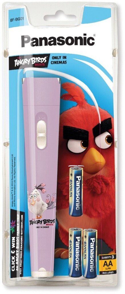 Panasonic lukturītis BF-BG01 Angry Birds cena un informācija | Lukturi | 220.lv