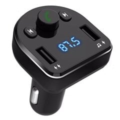 XO BCC01 Auto Transmiter FM Bluetooth MP3 Auto Ladētājs / Melns цена и информация | FM Модуляторы | 220.lv