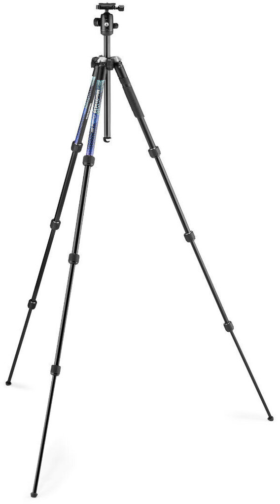 Manfrotto statīva komplekts Element MII MKELMII4BL-BH, zils cena un informācija | Fotokameru statīvi | 220.lv