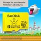 SanDisk 256GB microSDXC card for Nintendo Switch consoles up to 100 MB/s UHS-I Class 10 U3 цена и информация | Atmiņas kartes mobilajiem telefoniem | 220.lv