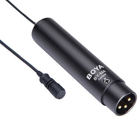 Boya mikrofons BY-M4C Cardioid XLR Lavalier cena un informācija | Mikrofoni | 220.lv