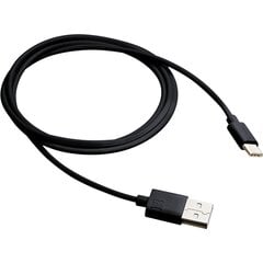 Canyon Universal TYPE C USB STANDARD CABLE, LENGTH 1M Black цена и информация | Кабели для телефонов | 220.lv