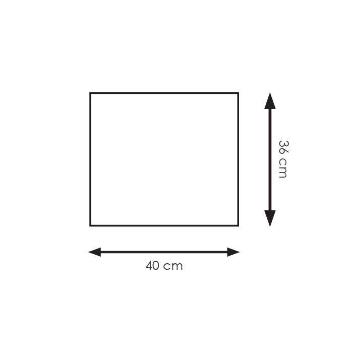 Cepšanas paklājs 40 x 36 cm Delicia cena un informācija | Cepamais papīrs, trauki, formas | 220.lv