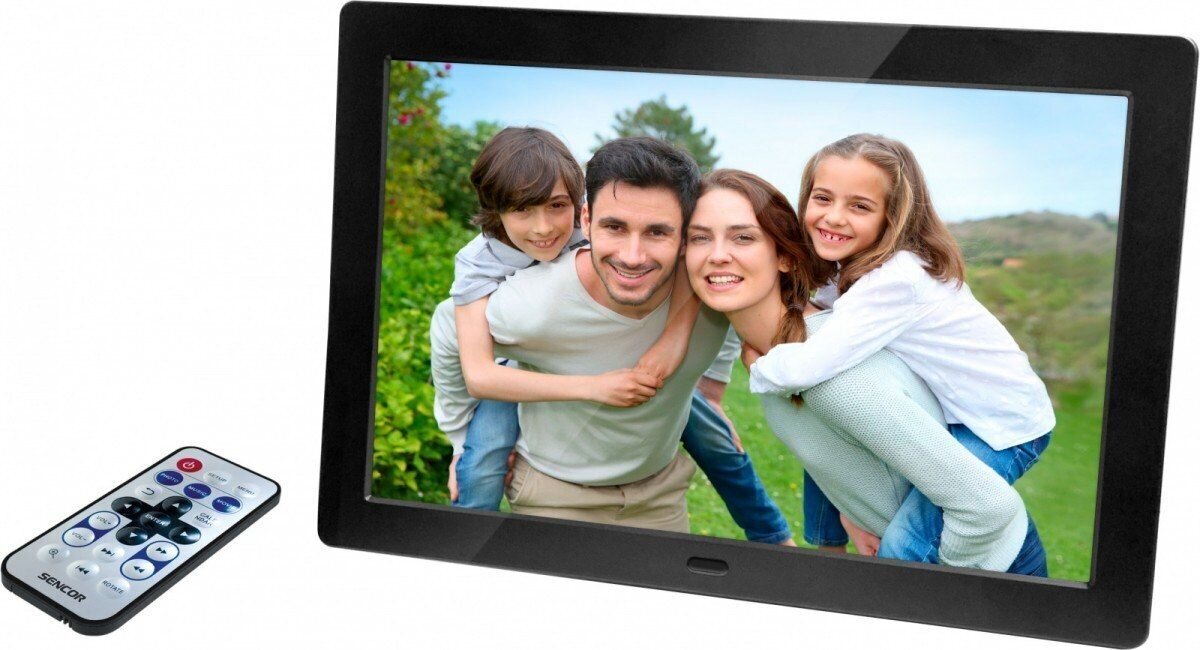 Sencor digital photo frame SDF 874, black цена и информация | Digitālie foto rāmji | 220.lv