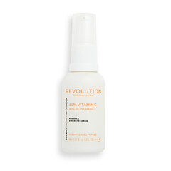 Sejas serums Revolution 20% Vitamin C, 30 ml cena un informācija | Serumi sejai, eļļas | 220.lv