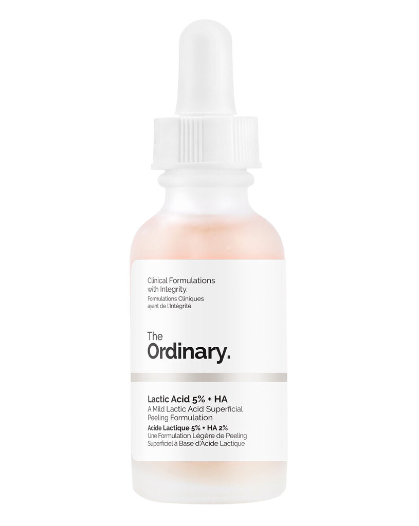 Sejas serums The Ordinary Lactic Acid 5% + HA 2%, 30 ml cena un informācija | Serumi sejai, eļļas | 220.lv