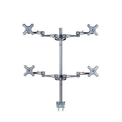 TV SET ACC DESK MOUNT SILVER/10-26 FPMA-D935D4 NEOMOUNTS cena un informācija | Monitora turētāji | 220.lv