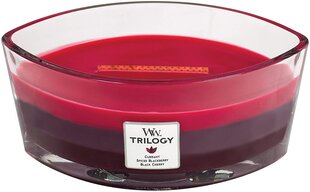 WoodWick ароматическая свеча Trilogy Sun Ripened Berries, 453.6 г цена и информация | Подсвечники, свечи | 220.lv