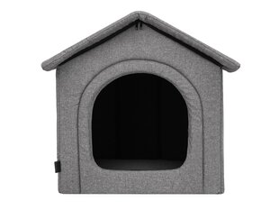 Hobbydog будка Graphite Ecolen R1, 32x38 см цена и информация | Лежаки, домики | 220.lv