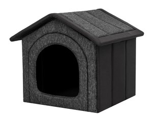 Hobbydog будка Black Ecolen+Black Oxford R2, 38x44 см цена и информация | Лежаки, домики | 220.lv