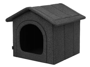 Hobbydog būda Black Ecolen R4, 55x60 cm cena un informācija | Suņu gultas, spilveni, būdas | 220.lv